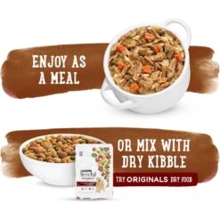 Purina Beneful Prepared Meals Roasted Chicken Recipe With Brown Rice, Carrots & Spinach Wet Dog Food -Cozy Paws 100171 PT5. AC SS1800 V1700156183