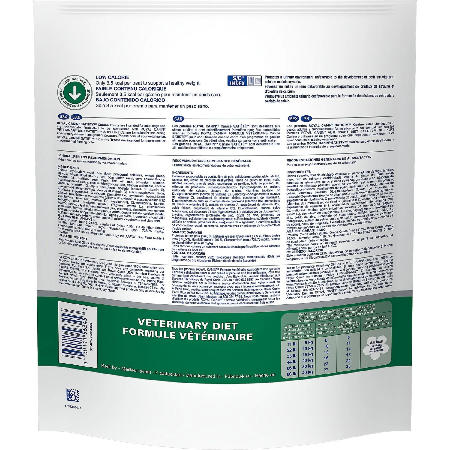 Royal Canin Veterinary Diet Adult Satiety Dog Treats 4 Royal Canin Veterinary Diet Adult Satiety Dog Treats - Image 2