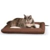 K&H Pet Products Deluxe Lectro-Soft Outdoor Heated Bolster Cat & Dog Bed