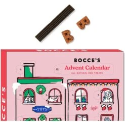 Bocce's Bakery 12 Day Advent Calendar Soft & Chewy Dog Treats, 3.5-oz Bag -Cozy Paws 1016630 PT2. AC SS1800 V1700861306