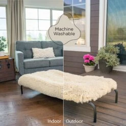 Best Friends By Sheri 4-in-1 Orthopedic Nap Mat Shag Dog Mat With Removable Cover -Cozy Paws 1020670 PT2. AC SS1800 V1701361785