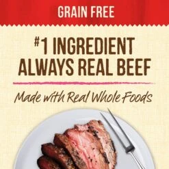 Merrick Lil' Plates Grain-Free Small Breed Wet Dog Food Teeny Texas Steak Tips Dinner -Cozy Paws 102310 PT2. AC SS1800 V1647898083