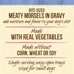 Merrick Lil' Plates Grain-Free Small Breed Wet Dog Food Pint-Sized Puppy Plate -Cozy Paws 102376 PT6. AC SS1800 V1647908213