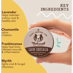 Natural Dog Company Skin Soother Dog Healing Balm & Natural Dog Company Itchy Dog Shampoo, 12-oz Bottle -Cozy Paws 1030102 PT2. AC SS1800 V1702674054