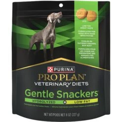 Purina Pro Plan Veterinary Diets Gentle Snackers Dog Treats, 8-oz Pouch