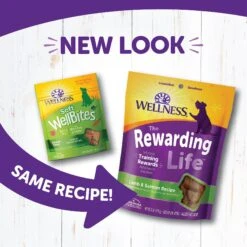 Wellness The Rewarding Life Lamb & Salmon Soft & Chewy Natural Dog Treats -Cozy Paws 104301 PT2. AC SS1800 V1646350630