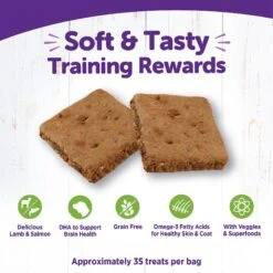 Wellness The Rewarding Life Lamb & Salmon Soft & Chewy Natural Dog Treats -Cozy Paws 104301 PT3. AC SS1800 V1646346746