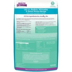 Health Extension Grain-Free Little Bites Buffalo & Whitefish Recipe Dry Dog Food -Cozy Paws 105297 PT1. AC SS1800 V1595609760