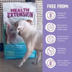 Health Extension Grain-Free Little Bites Buffalo & Whitefish Recipe Dry Dog Food -Cozy Paws 105297 PT5. AC SS1800 V1536184229