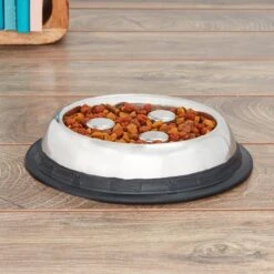 QT Dog Brake-Fast Non-Skid Stainless Steel Dog & Cat Bowl -Cozy Paws 105510 PT7. AC SS1800 V1517522479