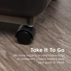 IRIS USA WeatherPro Airtight, Dog, Cat, Bird & Small-Pet Food Storage Container -Cozy Paws 105889 PT4. AC SS1800 V1475679539