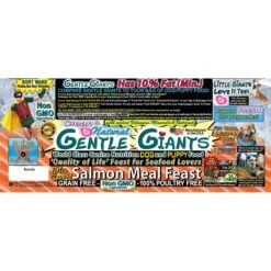 Gentle Giants Non-GMO Dog & Puppy Food Grain-Free Salmon Dry Dog Food, 18-lb Bag -Cozy Paws 106358 PT6. AC SS1800 V1686941160