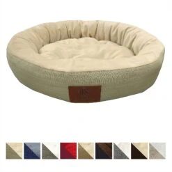 American Kennel Club AKC Casablanca Bolster Cat & Dog Bed -Cozy Paws 106537 PT2. AC SS1800 V1566250338