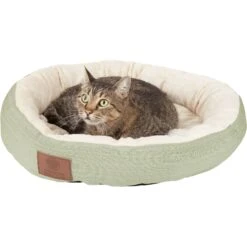 American Kennel Club AKC Casablanca Bolster Cat & Dog Bed -Cozy Paws 106537 PT4. AC SS1800 V1566250346