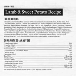 American Journey Lamb & Sweet Potato Recipe Grain-Free Dry Dog Food -Cozy Paws 108419 PT8. AC SS1800 V1665684596