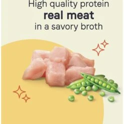 CANIDAE PURE Petite All Stages Small Breed Terrine Style Dinner With Chicken & Peas Wet Dog Food Trays, 3.5-oz, Case Of 12 -Cozy Paws 108460 PT3. AC SS1800 V1657655129