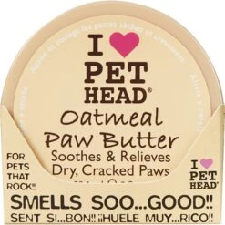 Pet Head Oatmeal Paw Butter Soothes & Nourishes Paws & Noses 2-oz -Cozy Paws 108958 PT8. AC SS1800 V1543610051