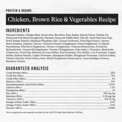 American Journey Protein & Grains Chicken, Brown Rice & Vegetables Recipe Dry Dog Food -Cozy Paws 109339 PT8. AC SS1800 V1680622696