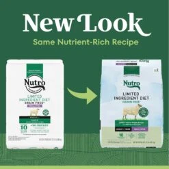 Nutro Limited Ingredient Diet Sensitive Support With Real Lamb & Sweet Potato Grain-Free Small Bites Adult Dry Dog Food -Cozy Paws 109399 PT1. AC SS1800 V1670342429