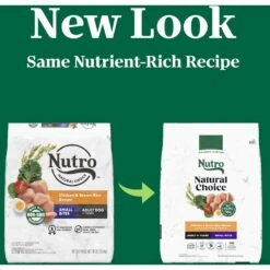 Nutro Natural Choice Small Bites Adult Chicken & Brown Rice Recipe Dry Dog Food -Cozy Paws 109418 PT2. AC SS1800 V1691417083