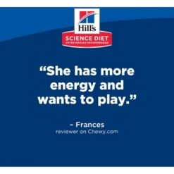 Hill's Science Diet Adult 7+ Senior Vitality Chicken Recipe Dry Dog Food -Cozy Paws 109487 PT2. AC SS1800 V1595438155