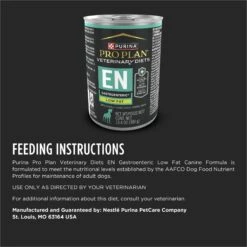 Purina Pro Plan Veterinary Diets EN Gastroenteric Low Fat Wet Dog Food -Cozy Paws 109580 PT7. AC SS1800 V1700161297