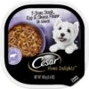 Cesar Home Delights T-Bone Steak, Egg & Cheese Flavor With Potatoes In Sauce Small Breed Adult Wet Dog Food Trays -Cozy Paws 110516 MAIN. AC SS1800 V1695648767