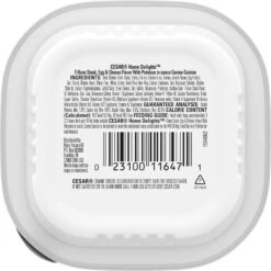 Cesar Home Delights T-Bone Steak, Egg & Cheese Flavor With Potatoes In Sauce Small Breed Adult Wet Dog Food Trays -Cozy Paws 110516 PT1. AC SS1800 V1695650670