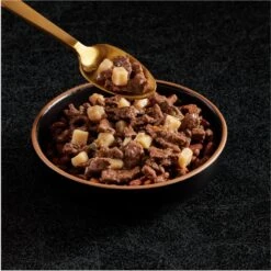 Cesar Home Delights T-Bone Steak, Egg & Cheese Flavor With Potatoes In Sauce Small Breed Adult Wet Dog Food Trays -Cozy Paws 110516 PT2. AC SS1800 V1695752274