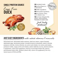 The Honest Kitchen Limited Ingredient Diet Duck Recipe Grain-Free Dehydrated Dog Food -Cozy Paws 111042 PT2. AC SS1800 V1649746891