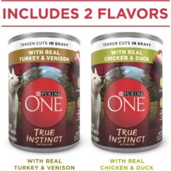Purina ONE SmartBlend True Instinct Tender Cuts In Gravy Variety Pack Canned Dog Food -Cozy Paws 111092 PT1. AC SS1800 V1671734991