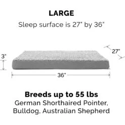 FurHaven NAP Deluxe Memory Foam Pillow Dog Bed With Removable Cover -Cozy Paws 111424 PT1. AC SS1800 V1693926372