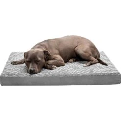 FurHaven NAP Deluxe Memory Foam Pillow Dog Bed With Removable Cover -Cozy Paws 111424 PT2. AC SS1800 V1693936586