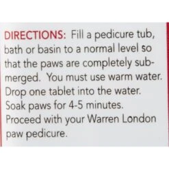Warren London Deep Cleaning Dog Paw Fizz Tablets -Cozy Paws 112730 PT5. AC SS1800 V1543610416
