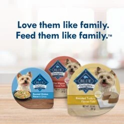 Blue Buffalo Divine Delights Roasted Turkey Flavor Pate Dog Food Trays -Cozy Paws 114275 PT8. AC SS1800 V1642634806