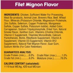 Pedigree Chopped Ground Dinner Filet Mignon Flavor & Beef Adult Canned Wet Dog Food Variety Pack -Cozy Paws 114333 PT5. AC SS1800 V1665174893