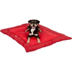 Kurgo Loft Wander Pillow Dog Bed, Chili Red -Cozy Paws 116070 PT3. AC SS1800 V1566322814