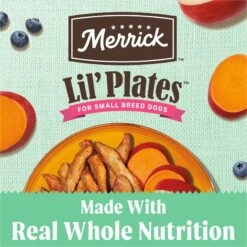 Merrick Lil' Plates Grain-Free Small Breed Dry Dog Food Senior Real Chicken + Sweet Potato Recipe -Cozy Paws 117751 PT4. AC SS1800 V1687787558