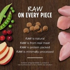 Instinct Original Grain-Free Recipe With Real Rabbit Freeze-Dried Raw Coated Dry Dog Food -Cozy Paws 119059 PT3. AC SS1800 V1649934707