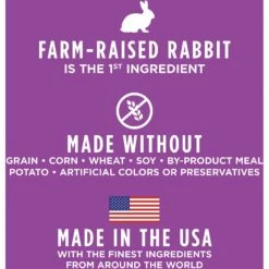 Instinct Original Grain-Free Recipe With Real Rabbit Freeze-Dried Raw Coated Dry Dog Food -Cozy Paws 119059 PT4. AC SS1800 V1649940398