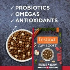 Instinct Raw Boost Grain-Free Recipe With Real Beef & Freeze-Dried Raw Pieces Dry Dog Food -Cozy Paws 119070 PT5. AC SS1800 V1649884913