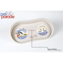 Pet Parade Non-Skid Dog Bowl Tray -Cozy Paws 120358 PT2. AC SS1800 V1627615929