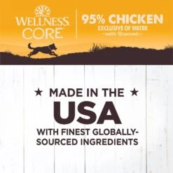 Wellness CORE 95% Grain-Free Chicken & Broccoli Canned Dog Food -Cozy Paws 120811 PT3. AC SS1800 V1613573527