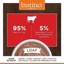Instinct Original Grain-Free Real Beef Recipe Natural Wet Canned Dog Food -Cozy Paws 120818 PT4. AC SS1800 V1512418685