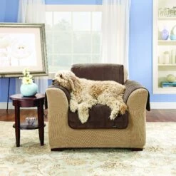 Sure Fit Deluxe Chair Cover -Cozy Paws 121063 PT1. AC SS1800 V1628661673