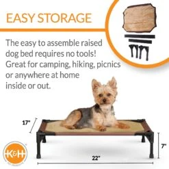 K&H Pet Products Comfy Pet Cot Elevated Pet Bed -Cozy Paws 121207 PT1. AC SS1800 V1626393676