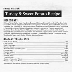 American Journey Limited Ingredient Turkey & Sweet Potato Recipe Grain-Free Dry Dog Food -Cozy Paws 121242 PT8. AC SS1800 V1665684749