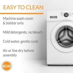 K&H Pet Products Original Bolster Pet Cot Elevated Dog Bed, Chocolate -Cozy Paws 121246 PT6. AC SS1800 V1620835637