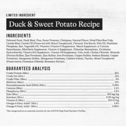 American Journey Limited Ingredient Duck & Sweet Potato Recipe Grain-Free Dry Dog Food -Cozy Paws 121306 PT8. AC SS1800 V1665684812