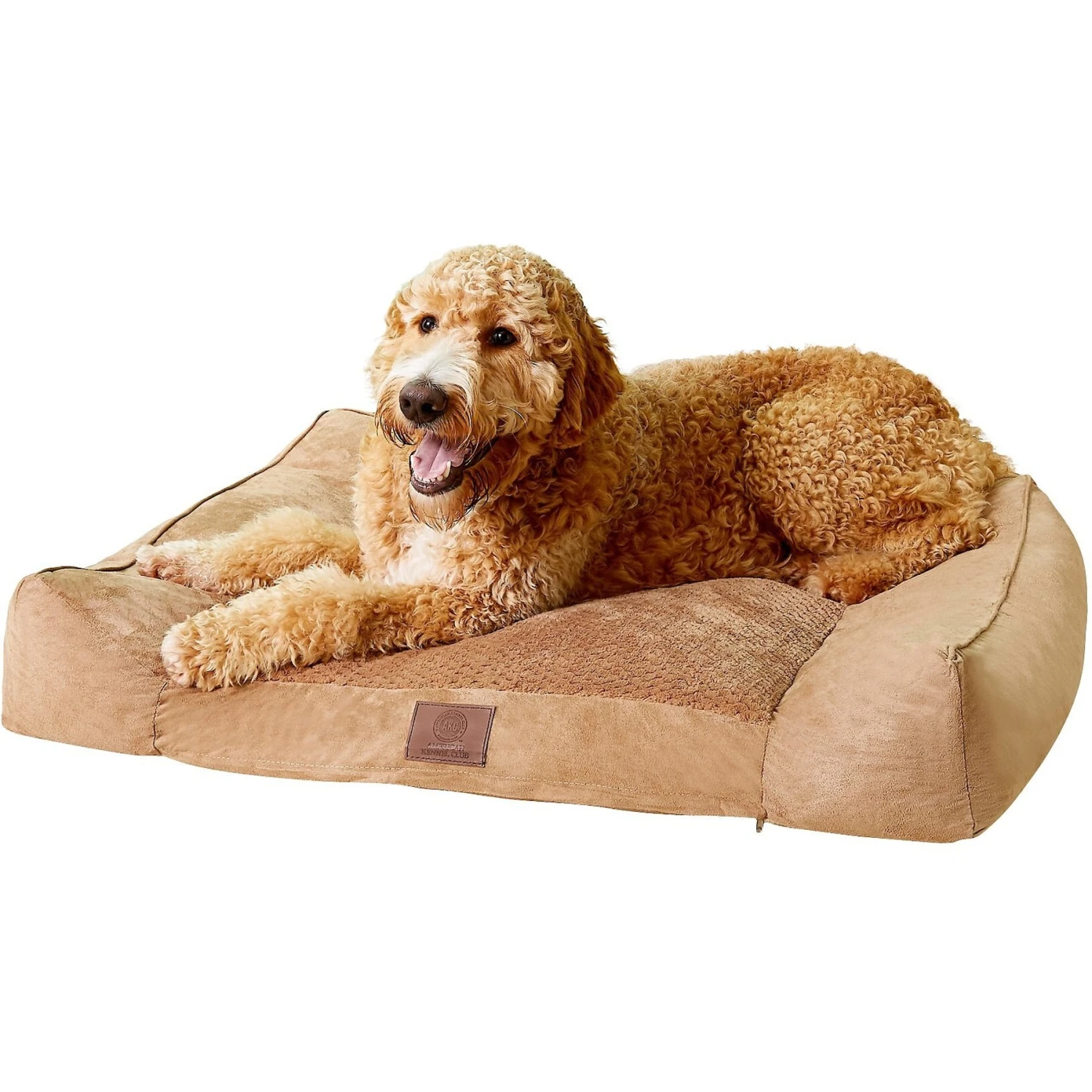 American Kennel Club AKC Extra Large Memory Foam Pillow Dog Bed With Removable Cover 6 American Kennel Club AKC Extra Large Memory Foam Pillow Dog Bed With Removable Cover - Image 4